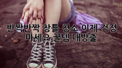 ✨반짝반짝✨ 창틀 청소, 이제 걱정 마세요! 꿀템 대방출🍯