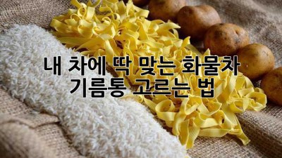 내 차에 딱 맞는 화물차 기름통 고르는 법 🚚💨